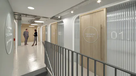 22 York Buildings, London, Office To Let - DRAFT-22YB- HEALTH SCHEME 1ST FLOOR-1A.jpg