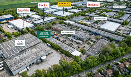 Unit 28 Tatton Court, Warrington, Industrial/Logistics To Let / For Sale - Aerial.jpg