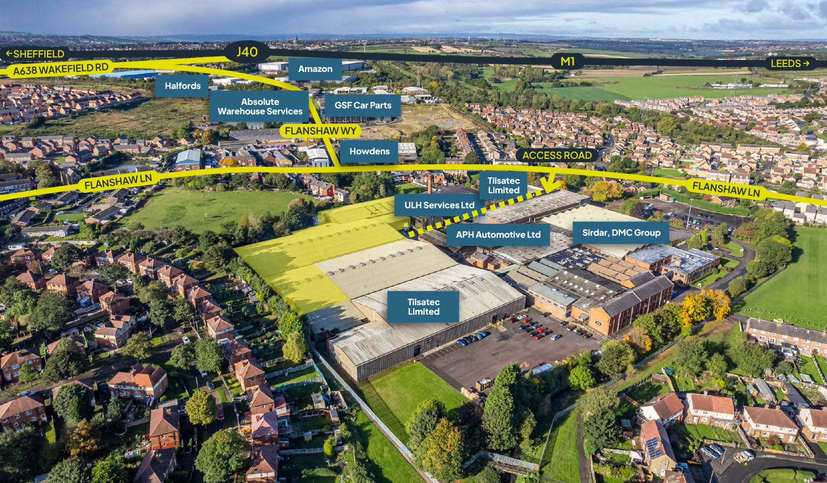 Sirdar Business Park, Flanshaw Lane, Wakefield, WF2 9HX
