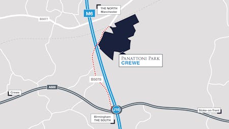 Crewe 5, 7 & 10, Panattoni Park -  Phase 1, Panattoni Park, Crewe, Industrial To Let - 36611 PPCrewe Website_Maps_V1 CP_Local.png