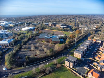 The Plus Building, Welwyn Garden City, Land / Office For Sale - aerial10.jpg