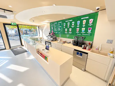 190 Camden High Street, London, Class E Retail / Leisure To Let - Sunlit Minimalist Bubble Tea Café.png