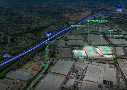 V90, Vantage Park, Birmingham, Industrial/Logistics To Let - Aerial Marked up Image.jpg