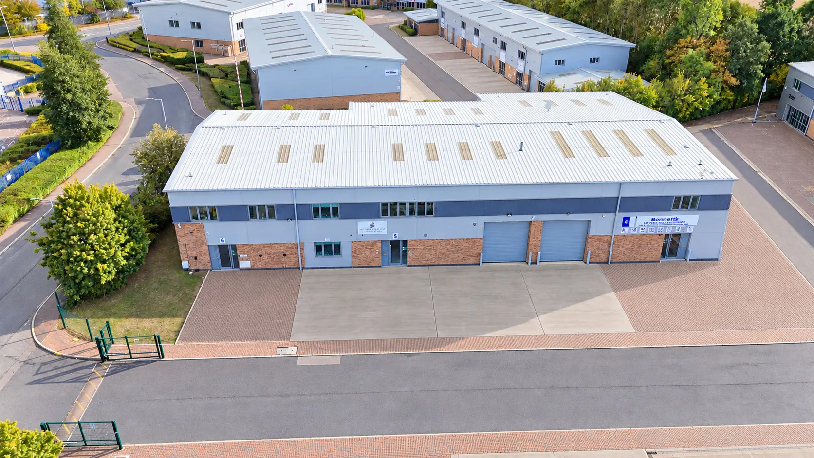 Unit 5 and 6 Marshgate Business Centre, Harlow, Industrial To Let - Aerial View.jpg