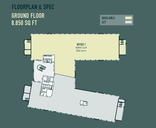 17 Kings Hill Avenue, West Malling, Offices To Let - Kings Hill - 17 Kings Hill Avenue GF floor plan.jpg