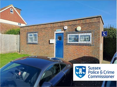 Woodingdean Police Box, The Ridgeway, Woodingdean, East Sussex, Office For Sale - Front image.JPG