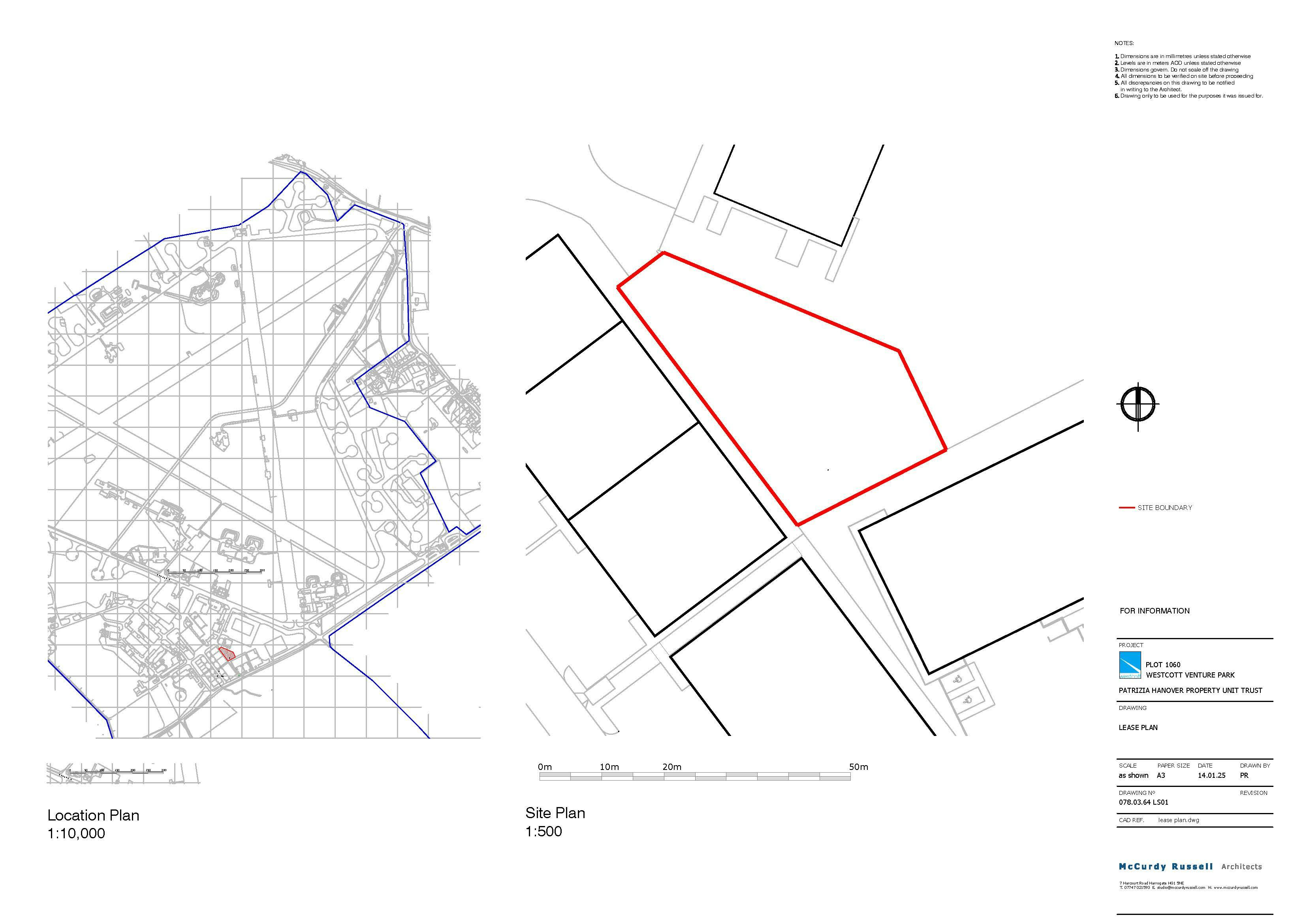 Plot 1060, Westcott Venture Park, Aylesbury, Land To Let - lease plan.jpg