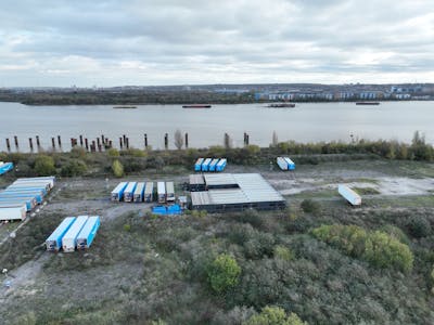 Plot 8 Beckton Gas Works, Armada Way, London, Open Storage To Let - DJI_20251118134638_0030_V.JPG