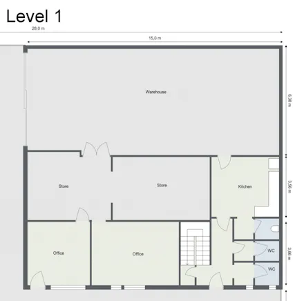 Unit 1a, Bulwark Industrial Estate, Chepstow, Industrial To Let - Ground floor foot print_ plan Unit 1 BIE_.png