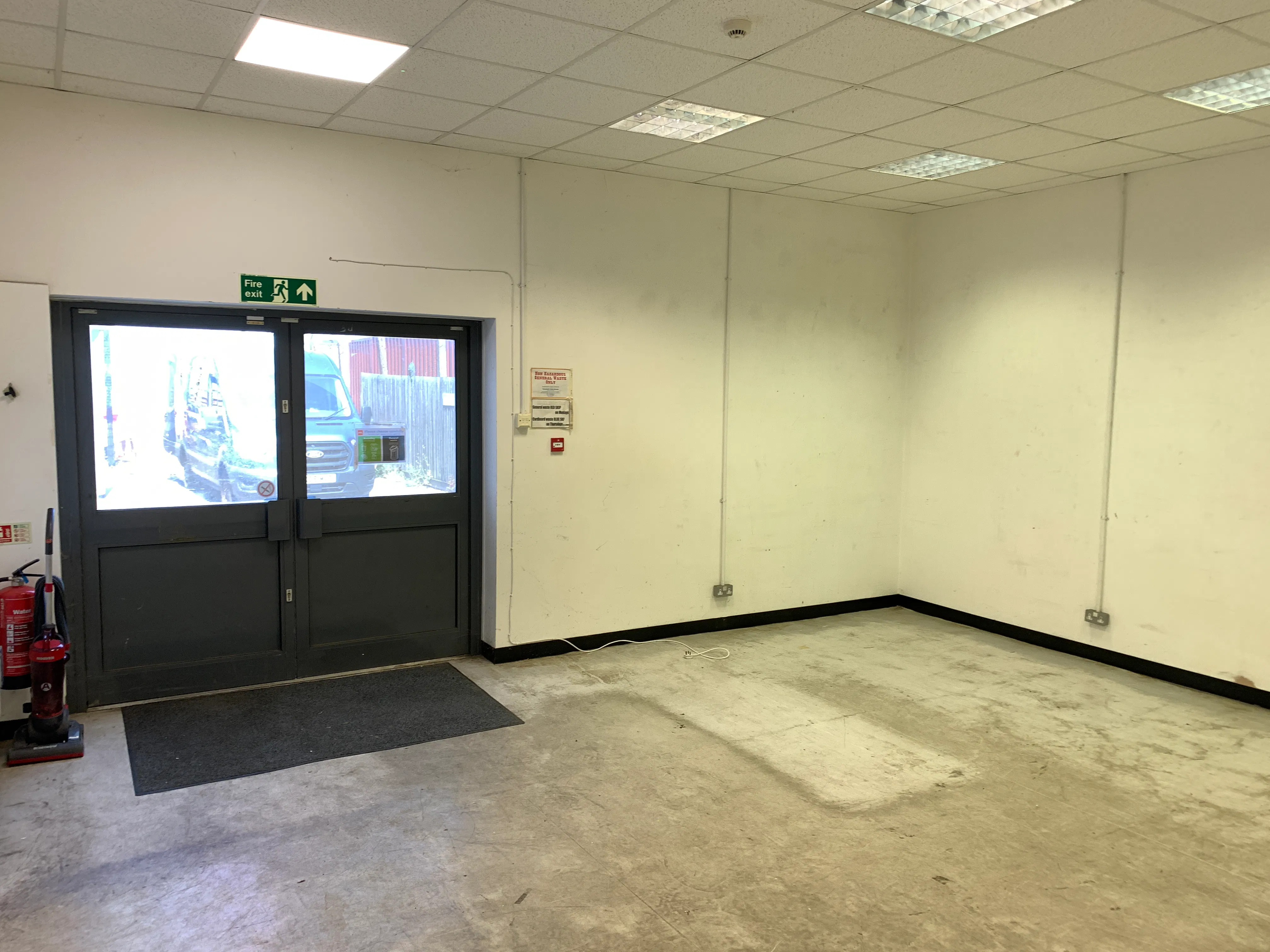Units 5,6,8,10 & Ground Floor Unit 11a Triangle Business Centre, Lancing, Industrial / Office To Let / For Sale - Rear ground floor workshop and loading doors.JPG