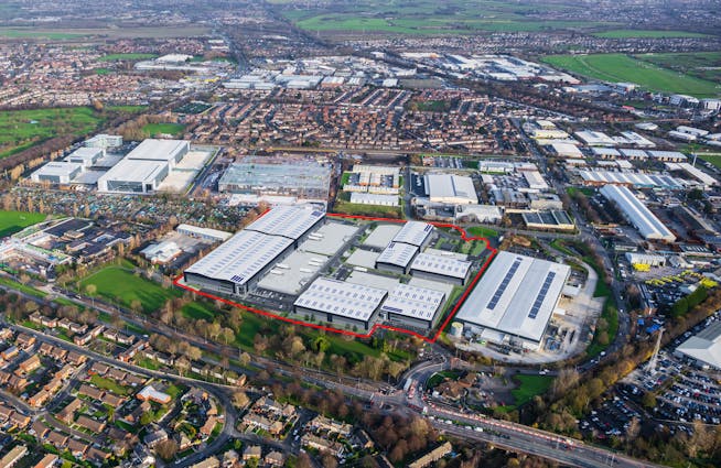 Total Park Liverpool, Bridle Road, Liverpool, Distribution Warehouse To Let / For Sale - CGI Aerial.png