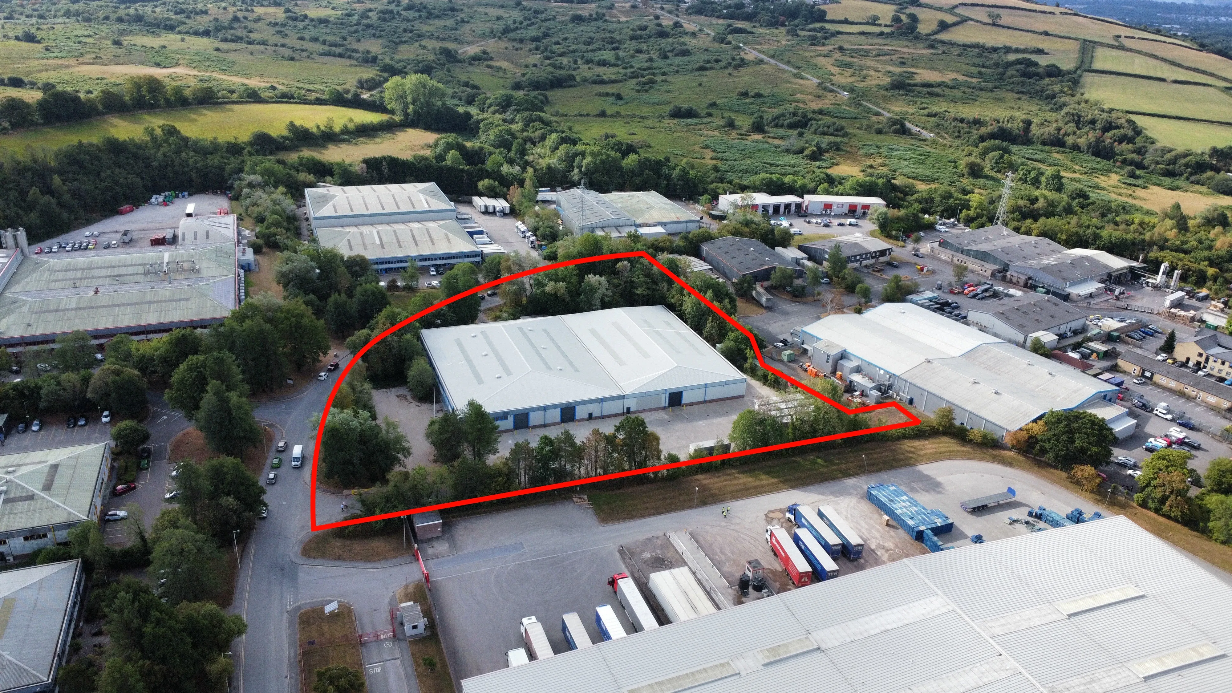 Unit 12, Llantrisant Business Park, Pontyclun, Industrial/Logistics To Let - redline.jpg