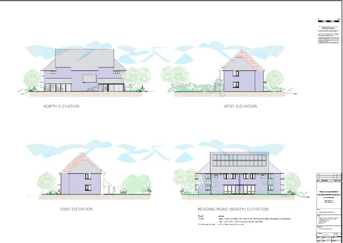 75 Reading Road Pangbourne, Reading, Development / Residential For Sale - Architects Drawings