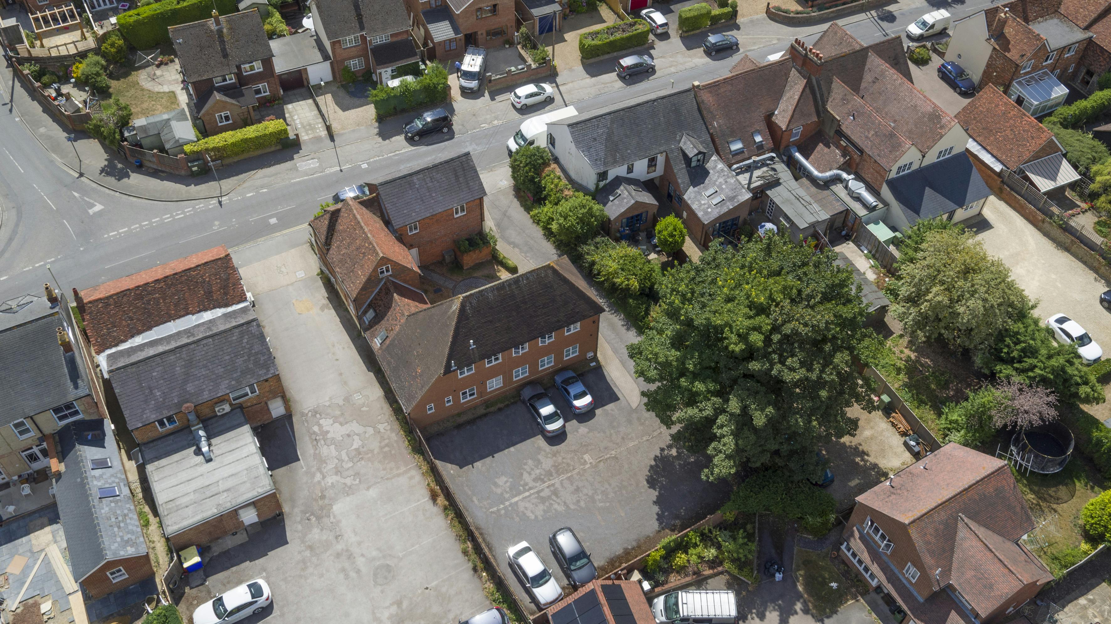 Development Opportunity, Fifty Seven Lower Road, Chinnor, Investment / Land / Office / Residential For Sale - AERIAL 2.jpg