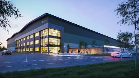 Hillwood Park Northampton, Crow Lane, Northampton, Industrial/Logistics To Let - Dusk G.jpg