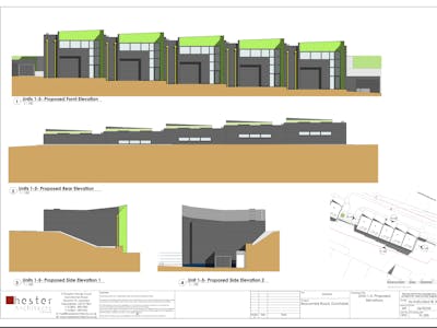 Land at Boscombe Road, Dunstable, Development Land / Development Potential / Development Site / Industrial Land / Land / Land / New Build / Open Storage / Yard For Sale - Units 15 Side Elevation.jpeg