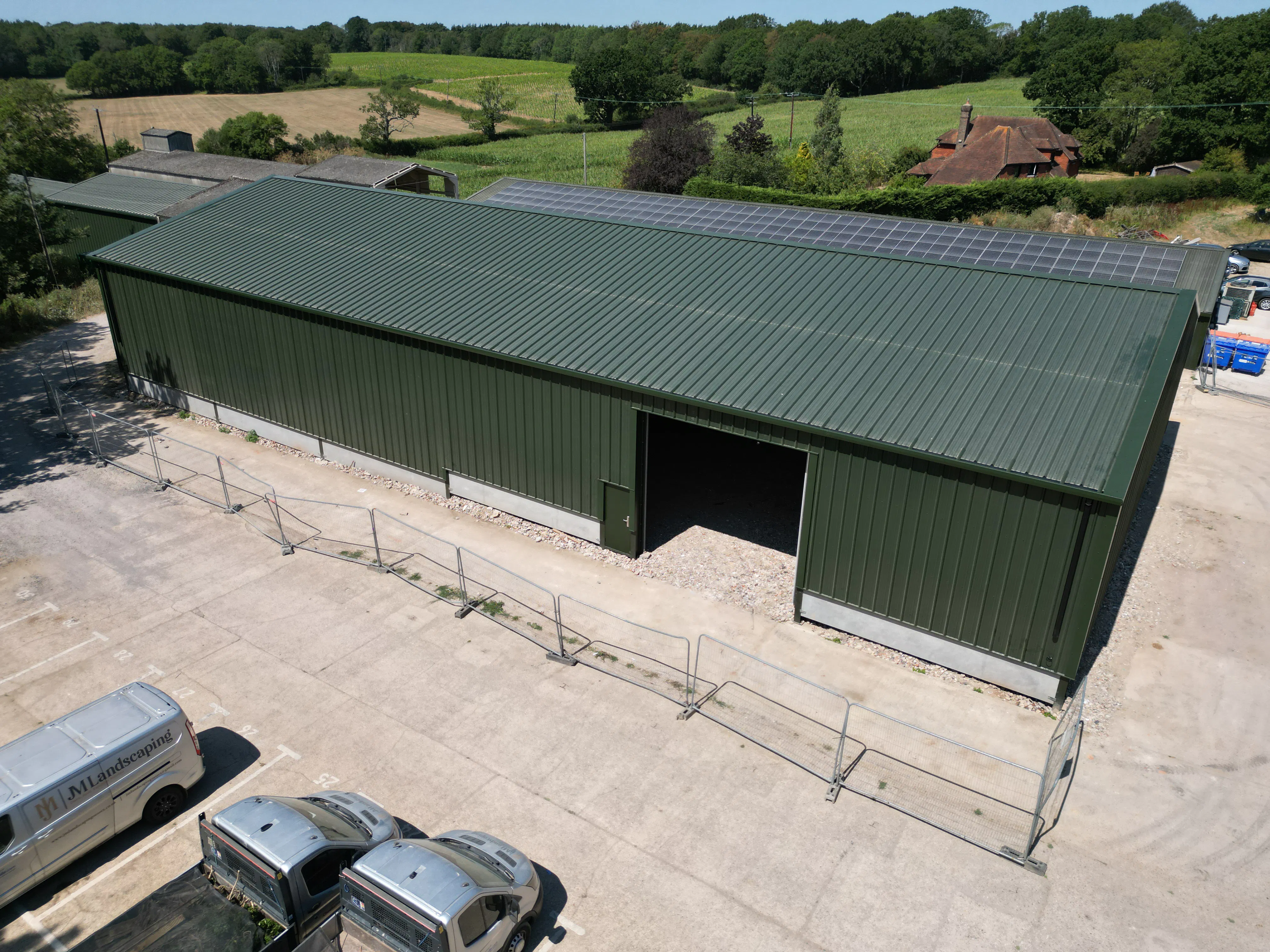 Barns 5a & 5b at Ansty Farm, Haywards Heath, Industrial To Let - Drone photo 6.jpg