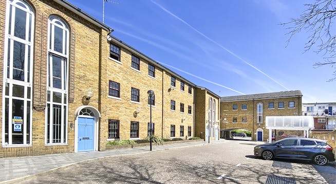 1 Dukes Gate, Acton Lane, Chiswick Gate, Office To Let - 1 Dukes Gate Chiswick W4 Office to let West London EXT yard.jpg