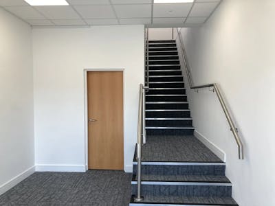First Floor, Highlands House, Solihull, Office To Let - Lobby Area Stairs.png