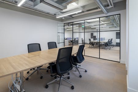 30-31 Furnival Street, London, Office To Let - 30-31 Furnival Street  Modern Conference Room With Glass Partitions And Office Chairs.jpg