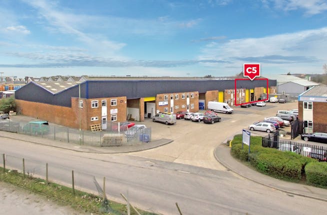 Unit C5 Deacon Trading Estate, Eastleigh, Industrial To Let - Deacon Terrace Annotated Unit C5.jpg