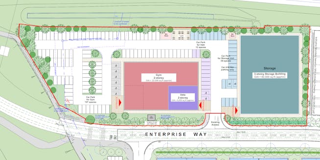 Ng2 Business Park, Nottingham, Distribution Warehouse / Land To Let / For Sale - Indicative plan Jan 25.png