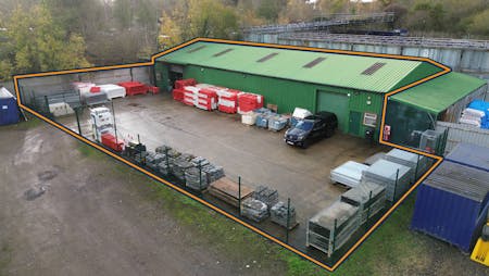 Hillside Yard, Theobalds Park Road, Enfield, Industrial/Logistics / Open Storage To Let - DJI_0502 Outlined.jpg