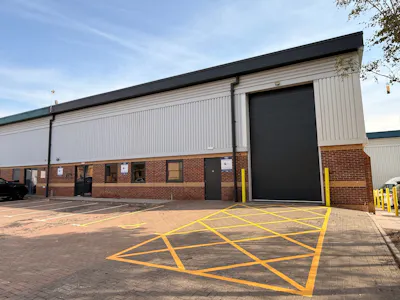 Unit 18 Rushy Platt Industrial Estate, Caen View, Swindon, Industrial / Warehouse To Let - 18 Rushey Platt Front.jpg