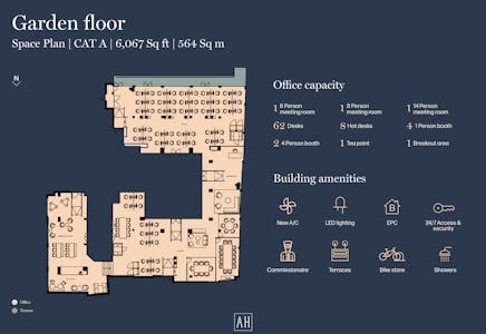 Audrey House, 16-20 Ely Place, London, Office To Let - Garden floor spaceplan.png