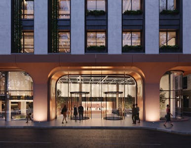 1 Golden Lane, London, Office To Let - 16802792172_Exterior_NW_entrance_dusk_.jpg