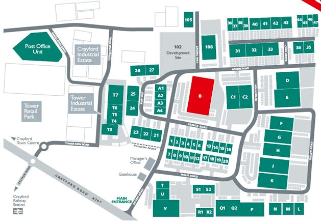 Unit B Acorn Industrial Park, Crayford, Industrial To Let - Crayford  Unit B Acorn layout.jpg