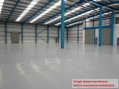 Unit 5 Thorpe Industrial Estate, Alpha Way, Egham, Industrial/Logistics / Industrial / Warehouse Lease Assignment - Unit 5, Alpha Way, Egham, internal warehouse historical roller shutters older image pre-mezzanine floor.jpg