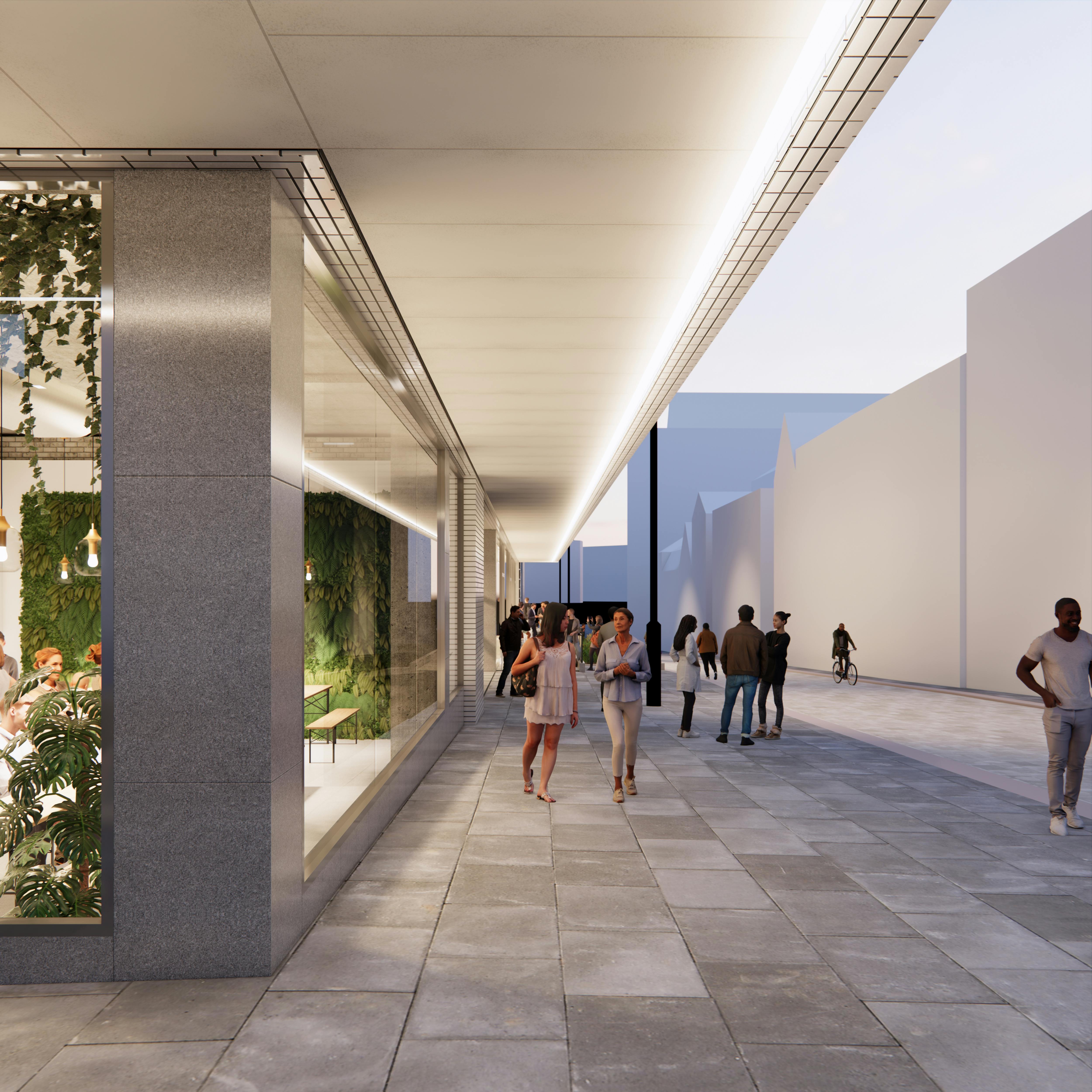 Cole Brothers, Barkers Pool, Sheffield, Leisure / Offices / Retail To Let - DAS imagesEnscape_20250630111603_CAM17BCanopy SIngle PointDusk.jpg