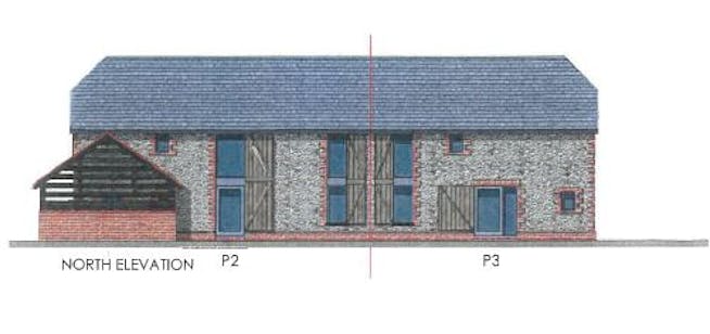 Meadow Brook Farm, Risborough Road, AYLESBURY, Development / Land / Other For Sale - North elevation plot 2 and 3.JPG