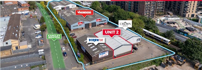 Unit 2 Sydenham Industrial Estate, Sydenham Industrial Estate, Kangley Bridge Road, London, Industrial To Let - Aerial View.jpg