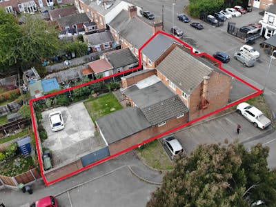 82 - 88 Beoley Road West, Redditch, Development / Restaurant For Sale - Drone Red Line.JPG