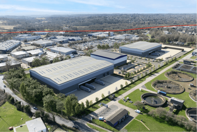 Unit 1, Aurora Park, Water Lane, Farnham, Warehouse & Industrial To Let - arial 1.png