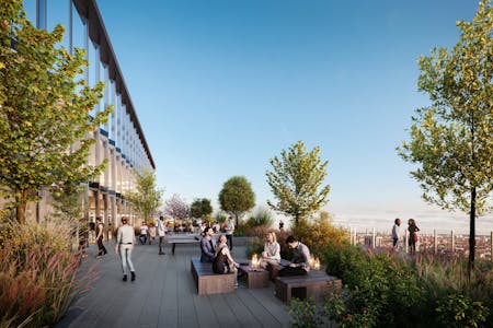 One Olympia, Olympia, Kensington, London, Office To Let - Olympia Office Terrace day.jpg