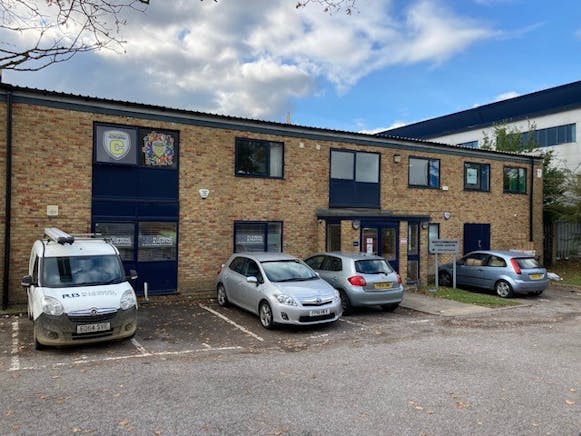 Unit 10 Watchmoor Trade Centre, Camberley, Industrial / Warehouse To Let - Extenal office area photo 211013.jpg
