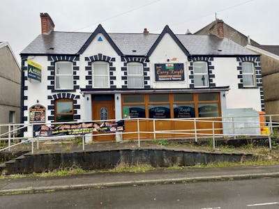 Former Curry Knight, Queens Road, Castell-Nedd, Restaurant To Let / For Sale - Frontshot.jpg