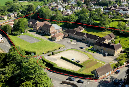 Sherborne School, Sherborne, Commercial Development / Development Land / Development Potential / Residential Development / Residential Conversion / Development Site For Sale - S2539_SIS_aerials+boundaries_2_NEW (2).jpg