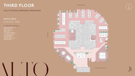 South Bank Central, 30 Stamford Street, London, Office To Let - Alto Level 3 Floor plan.jpg