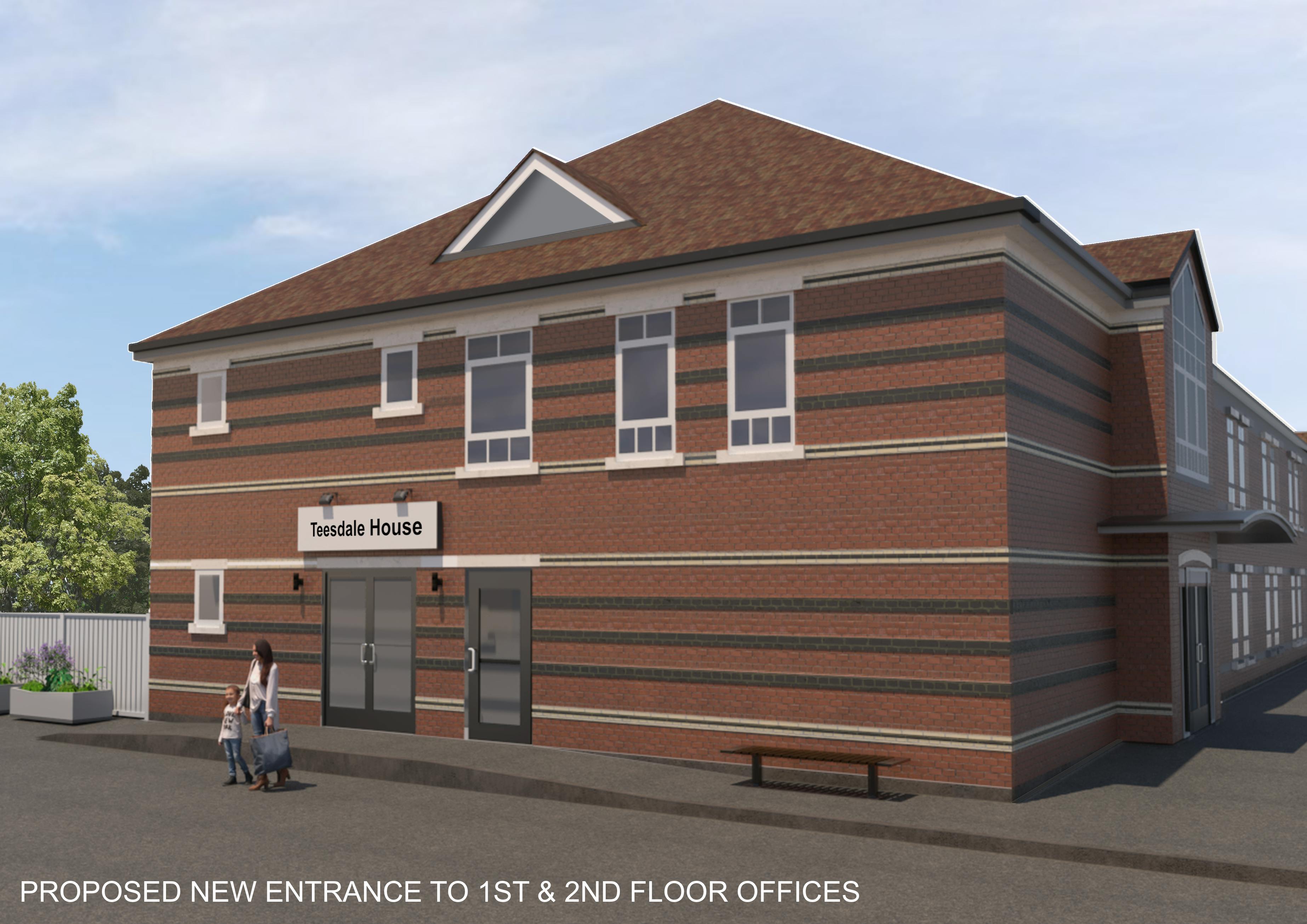 Teesdale House, Stockton-on-Tees, Offices To Let / For Sale - Teesdale House_New Entrance67.png