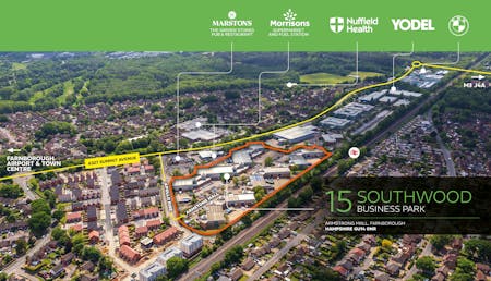 15 Southwood Business Park, Armstrong Mall, Farnborough, Industrial / Warehouse To Let - U15 SBP aerial