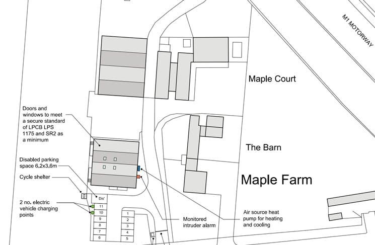 Maple Court, Northampton, Offices / Other To Let / For Sale - 3 Maple Court Site Layout.png