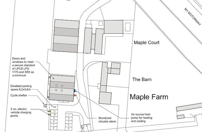 Maple Court, Northampton, Offices / Other To Let / For Sale - 3 Maple Court Site Layout.png