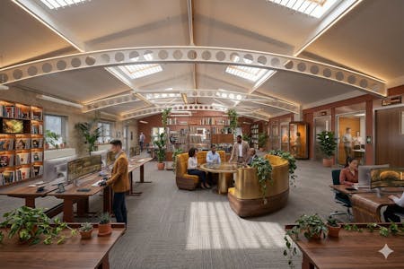 93 Bayham Street, Camden, Office To Let - CGI for potential second floor