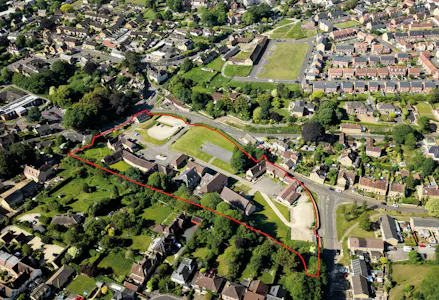 Sherborne School, Sherborne, Commercial Development / Development Land / Development Potential / Residential Development / Residential Conversion / Development Site For Sale - S2539_SIS_aerials+boundaries_3_NEW.jpg