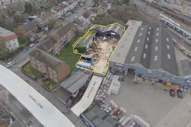 219 Horn Lane (Rear), Acton, Open Storage / Industrial / Warehouse To Let - 1  Outlined.jpg - More details and enquiries about this property