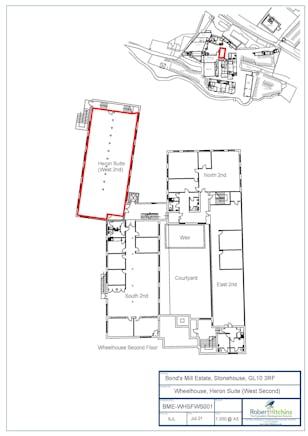 Heron Suite, The Wheelhouse, Stonehouse, Office To Let - Heron Suite Wheelhouse PLAN 002.jpg